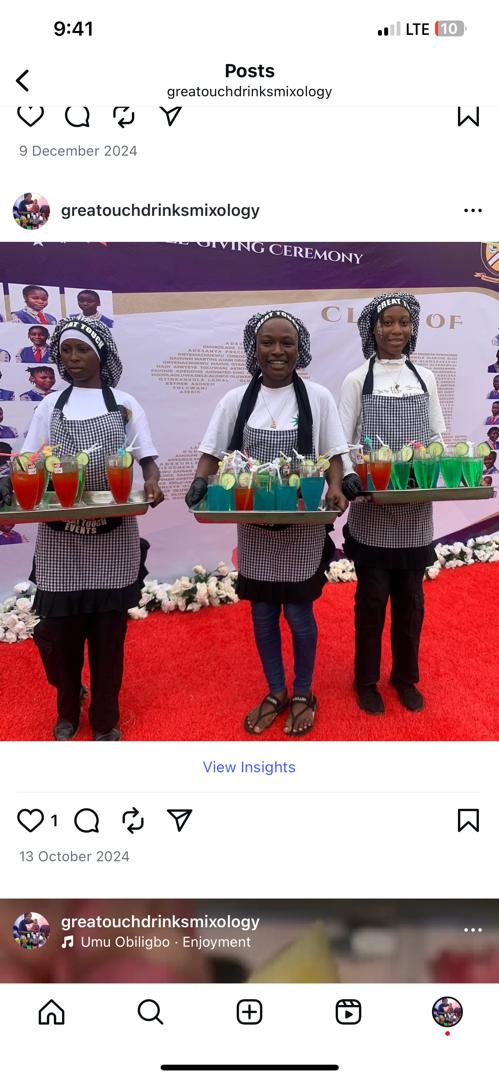 Cocktail & Mocktail Services in Ibadan-By Greatouch Events