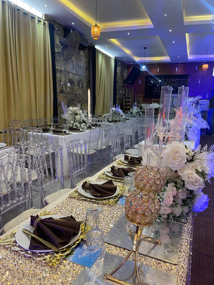 Wedding decoration by Greatouch Events in Ibadan
