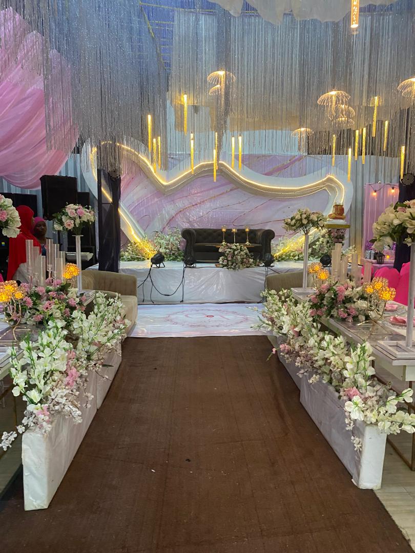 Wedding decoration by Greatouch Events in Ibadan