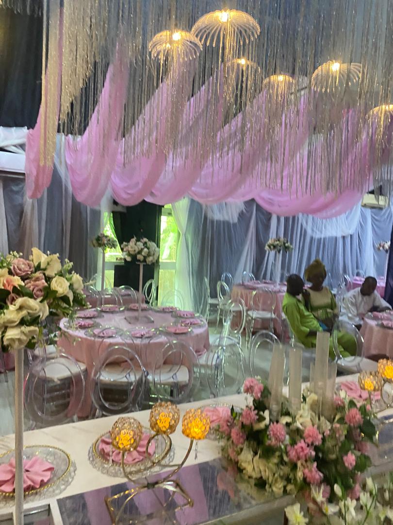 Wedding decoration by Greatouch Events in Ibadan