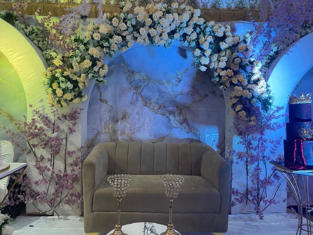 Wedding decoration by Greatouch Events in Ibadan